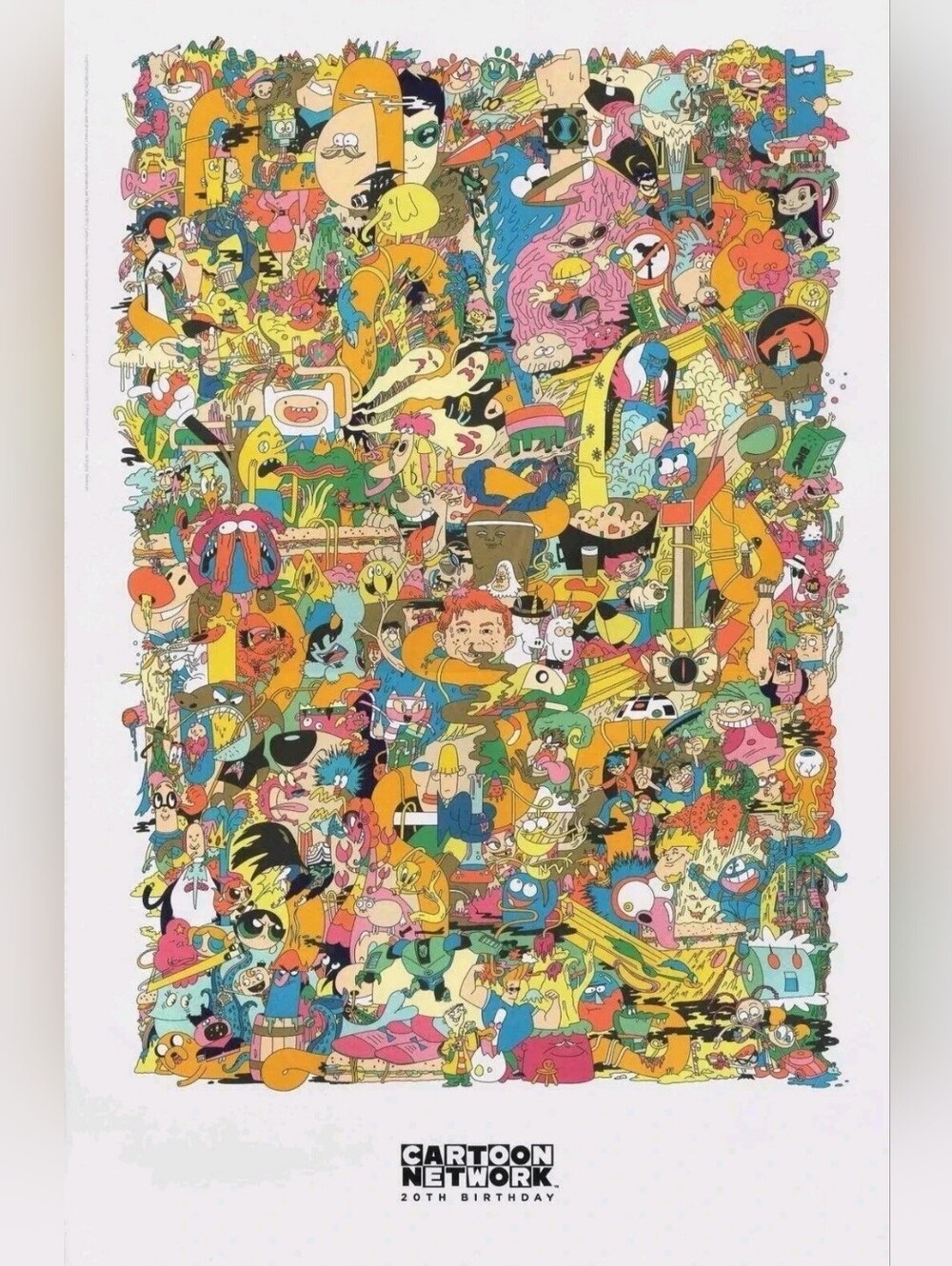 2012 Comic Con Exclusive - Cartoon Network 20th Birthday Poster